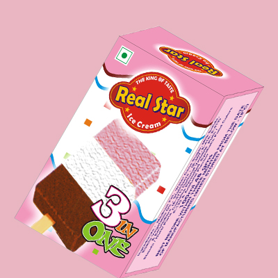 Chocolate - vanila- strwaberry 3in1